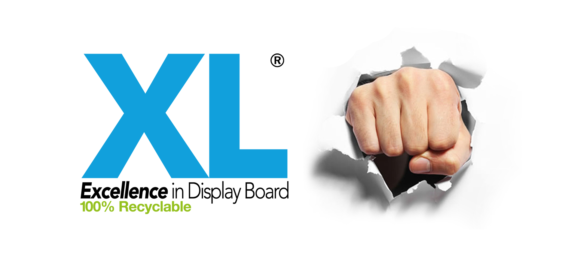 XL Impact boards Pyramid Display Materials