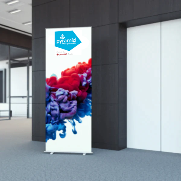 Simply Latex 500 Roll Up & Pop Up Grey Back Textured Film