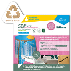 Swedboard SB Fibre Premium Structured Paperboard (only supplied as full sheets)