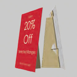 Grey Lock Rudder Showcard Struts - (priced per strut - please order in the multiples that are stated)