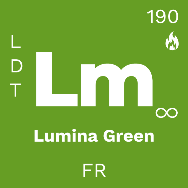 Berger Textiles be.tex Lumina Green FR <br><strong>Please buy in multiples of 100m</strong></br>