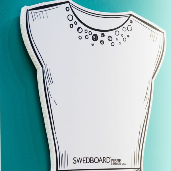 Swedboard Fibre Premium White Structured Paper Board