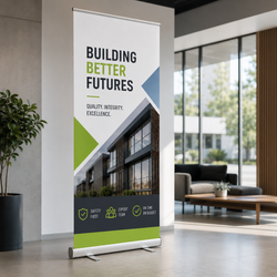 NEW Simply Roll-Up Whiteback Banner 510g PET
